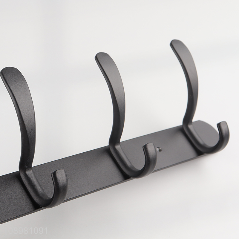 Good price black household aluminum wall-mounted hook door hook