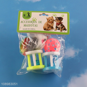 New arrival <em>pet</em> interactive toy rolling bell toy