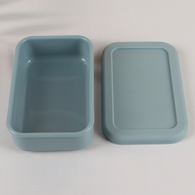 Good Quality 2PCS Food Grade Silicone Lunch Box Silicone Food Containers