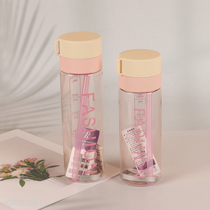 Hot Selling 500 600ml Plastic Sports Water Bottle for Kids Teens Adults