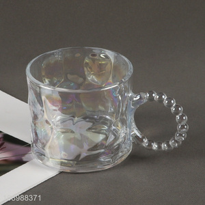 New Product 400ml Glass Mug Coffee Juice Mug Breakfast Cup with Handle