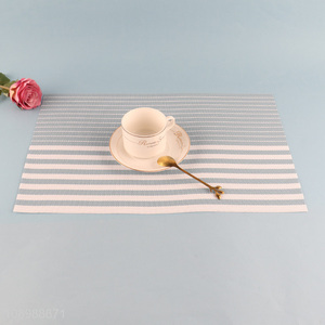 China products rectangle non-slip striped <em>placemat</em> dinner mat