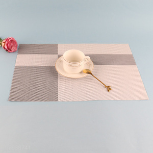 Top quality rectangle tabletop decoration textilene dinner mat for sale