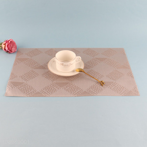 Hot products rectangle jacquard <em>placemat</em> dinner mat for home restaurant