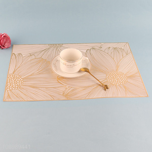 China wholesale rectangle home restaurant tabletop decoration place mat