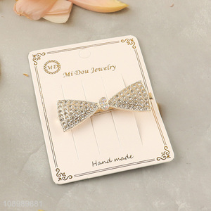 Online wholesale diamond-encrusted <em>hairpin</em> girls alloy hair accessories