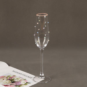 Hot Selling Glass Champagne Flutes Stemmed Champagne Wine Glasses