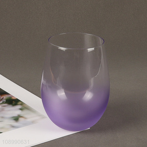 High Quality Water Juice Glasses Stemless Wine Glasses Drinking Tumblers