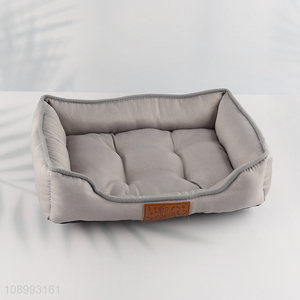 Factory wholesale soft waterproof <em>pet</em> dog  bed for winter