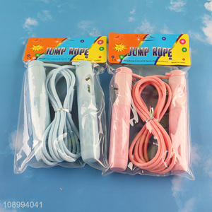 New product adjustable professional sports fitness counting jump rope