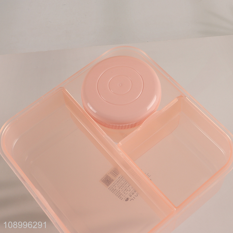 High Quality 1.44L Multi-Function BPA Free Plastic Food Container with Soup Container