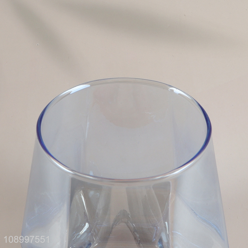 Wholesale Lead Free Glass Water Cup Stemless Wine Glasses Tumbler