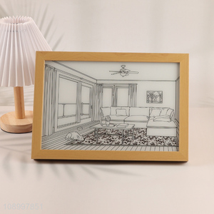 New Product Led Light Art <em>Painting</em> Picture Frame for Wall or Tabletop Decor