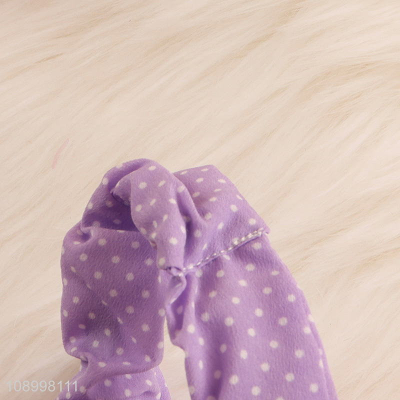 High Quality Bowknot Polka Dot Headband for Women and Girls