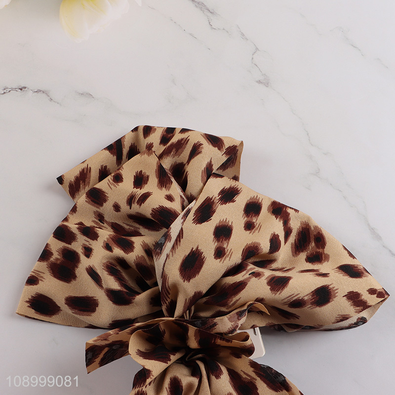 High Quality Leopard Print Hair Bows Fashion Hair Accessories