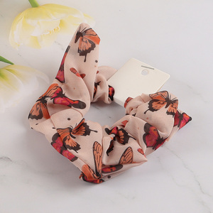 China Imports Butterfly Scrunchies Elastic Hair Scrunchies Hair Ties