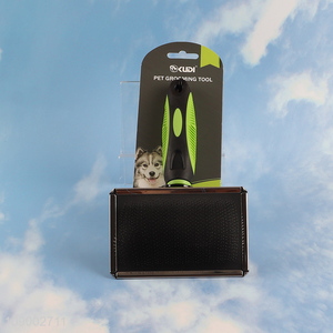 Hot selling rectangle <em>pet</em> <em>dog</em> cat grooming tool hair comb hair brush