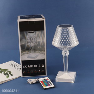 China Product Crystal Table <em>Lamp</em> USB Charging RGB Remote & Touch Control Crystal Night <em>Light</em>