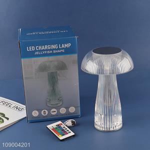 Factory Price Crystal <em>Table</em> <em>Lamp</em> USB Rechargeable RGB Remote & Touch Control Jellyfish Night <em>Lamp</em>