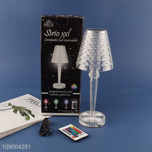 China Wholesale Crystal Table <em>Lamp</em> UBS Charging RGB Remote Control Led Night <em>Light</em>