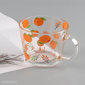 Top products printed <em>glass</em> breakfast milk <em>cup</em> coffee <em>cup</em> for sale