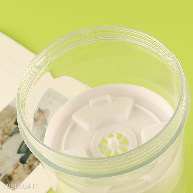 Good Quality Clear Plastic Retractable Food Storage Jar with Airtight Lid