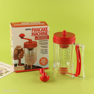 New Product Hand-Held Manual Pancake Cupcake Batter Mixer Dispenser Blender