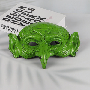 Factory supply green Halloween party witch <em>mask</em> horror cosplay <em>mask</em>