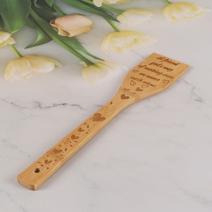 Online wholesale home restaurant bamboo cooking kitchen utensils spatula