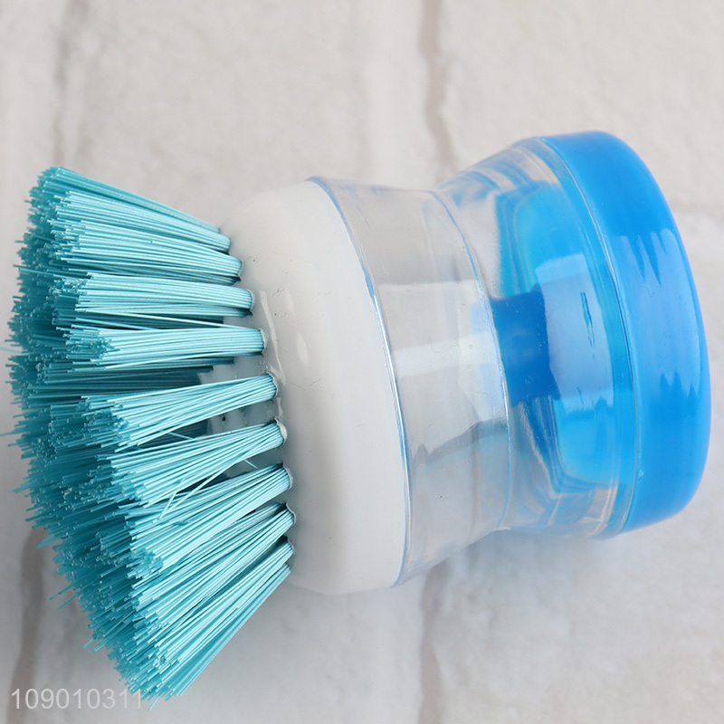 Hot Selling Dish Scrub Brush with Soap Dispener for Pans Cleaning