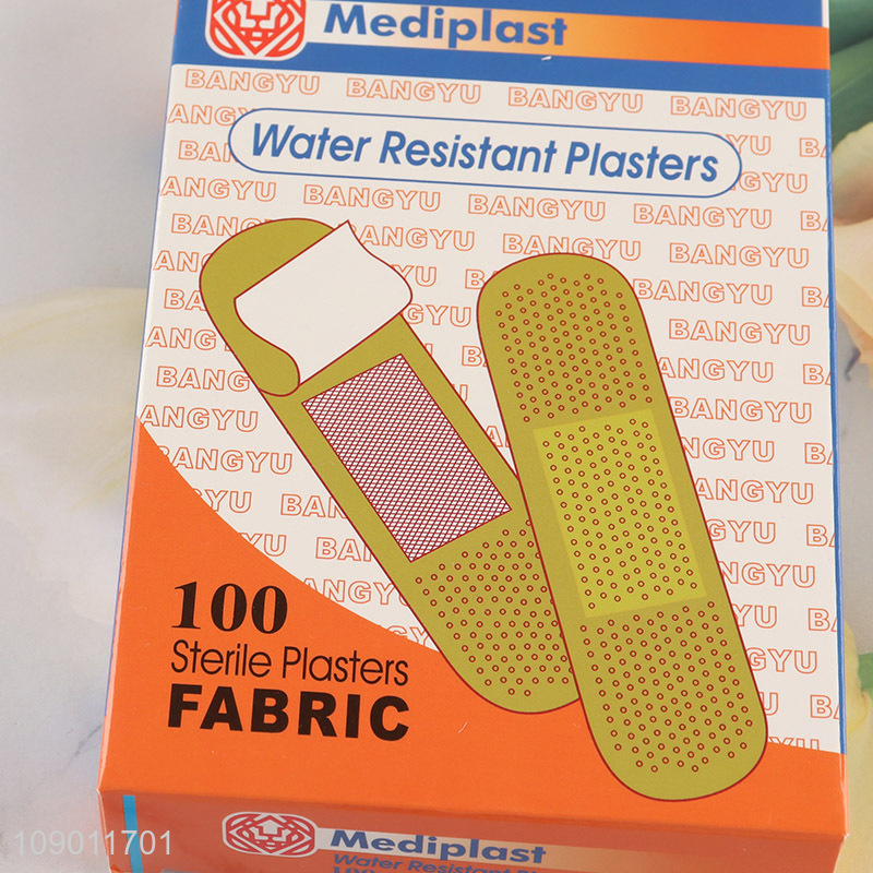 Wholesale 100PCS Non-Woven Adhesive Bandages Water Resistant Sterile Plasters