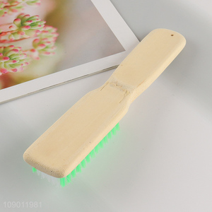 New Product Natural Bamboo Handle Shoe Brush Floor Cleaning Brush