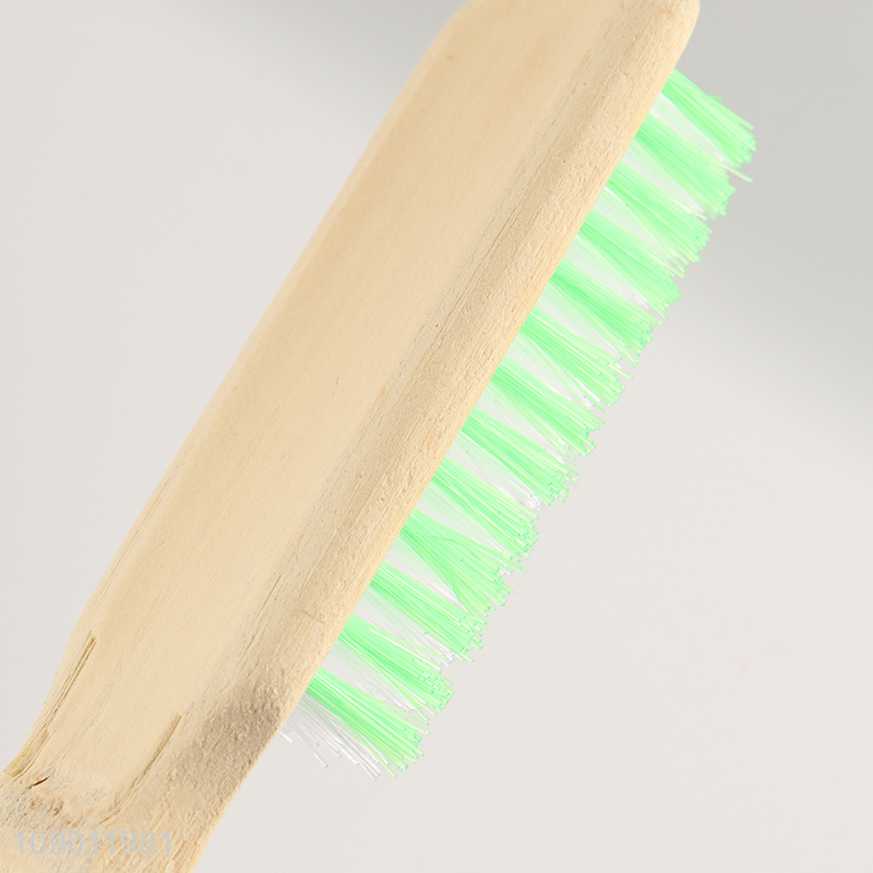 New Product Natural Bamboo Handle Shoe Brush Floor Cleaning Brush