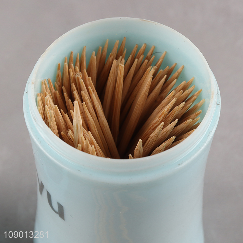 China Product 300 Count Double-Pointed Bamboo Toothpicks for Appetizers