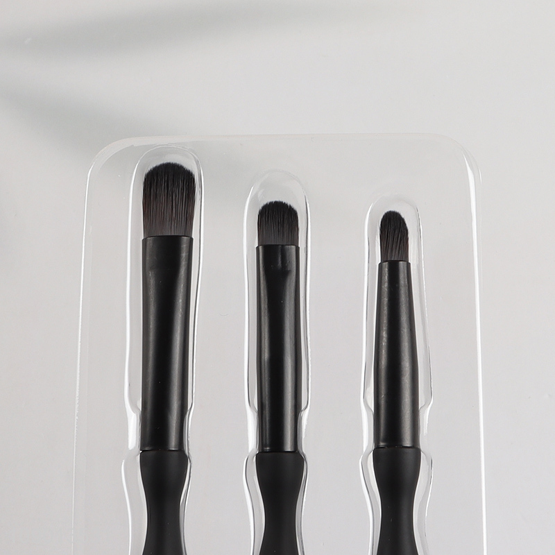 China wholesale 3pcs professional soft bristle makeup brush set