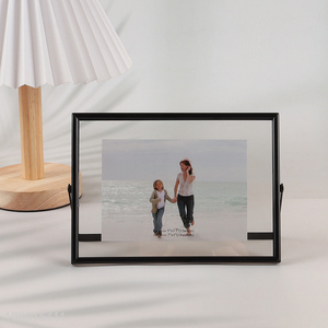 Factory supply rectangle tabletop decor photo frame picture frame for sale