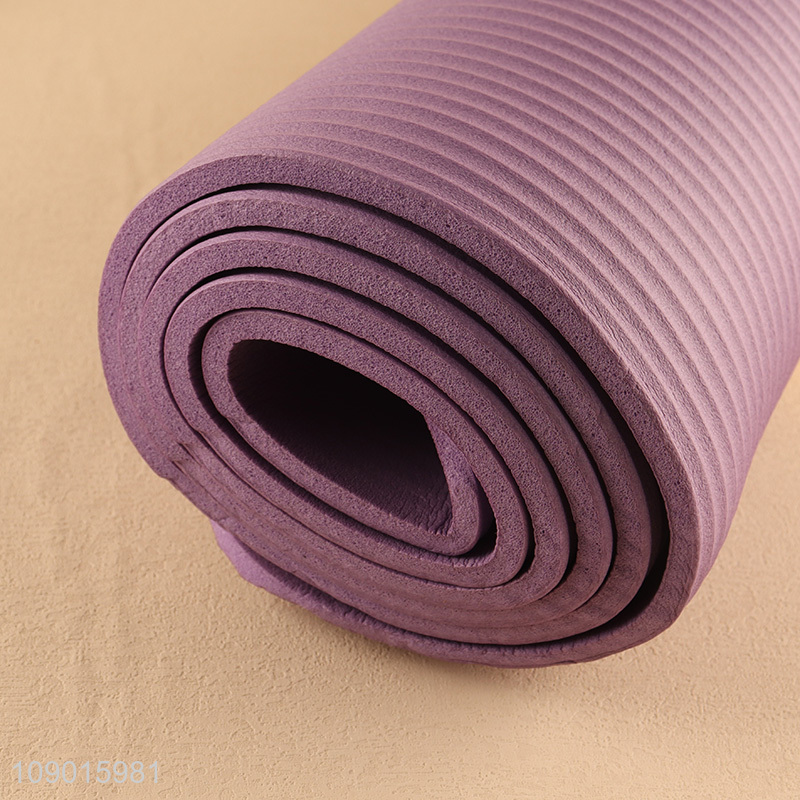 Wholesale 8mm NBR Yofa Mat Non-Slip Fitness Excecise Mat for Women Men