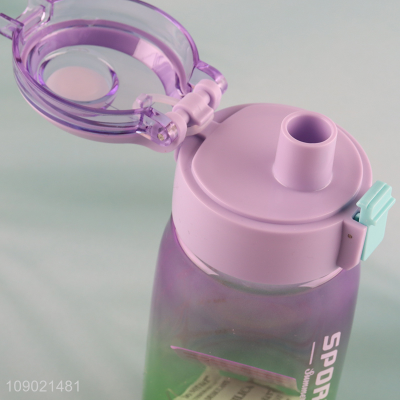 Online Wholesale 500ml Leak Proof Plastic Water Bottle with Timer Marker