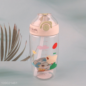 New Product 450ml Spill Proof Plastic Water Bottle Sippy Cup for Kids Toddlers