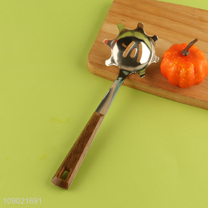 Wholesale Stainless Steel Spaghetti Server with Imitation Wood Grain Handle