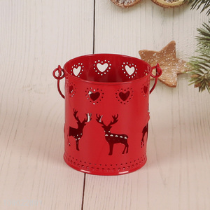 Top sale Christmas decoration home decor hanging metal candle holder