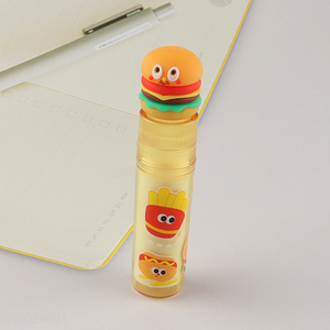 Hot Selling Cute Hamburger Eraser Retractable Eraser for Kids Boys Girls