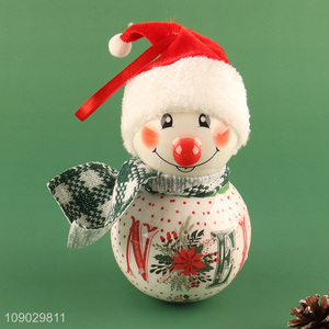 Popular products snowman shape hanging Christmas tree decoration light ornaments