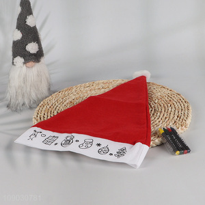 China products Christmas party supplies diy Christmas hat for sale