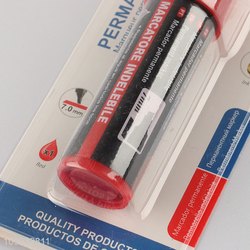 Hot products professional school office red permanent marker pen