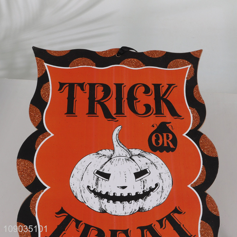 Online Wholesale Halloween Wooden Ornaments Halloween Party Hanging Decorations