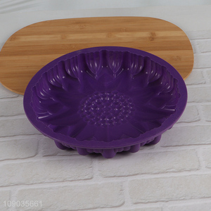 High Quality Silicone Sunflower Cake Molds Reusable Non-Stick Cake Pans