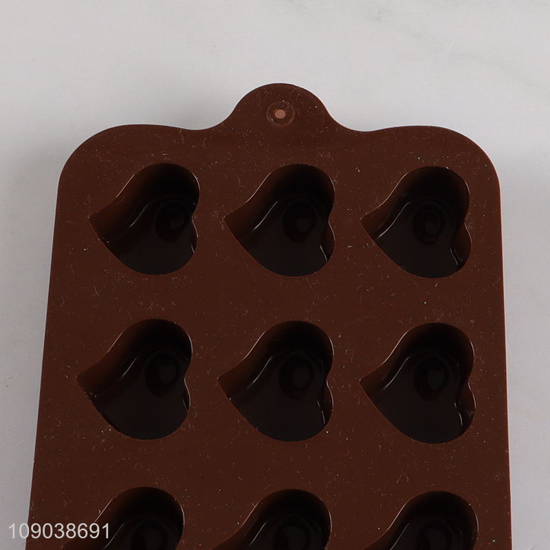New Product 15-Cavity Silicone Chocolate Molds Food Grade Candy Molds