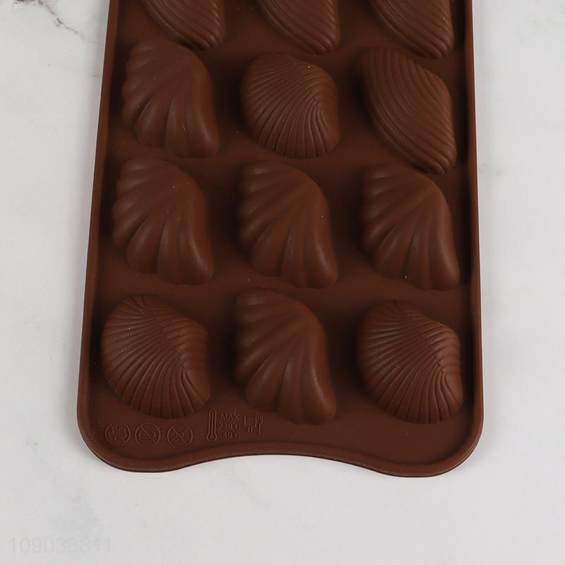 High Quality 15-Cavity Silicone Chocolate Molds Baking Molds for Pudding Candy