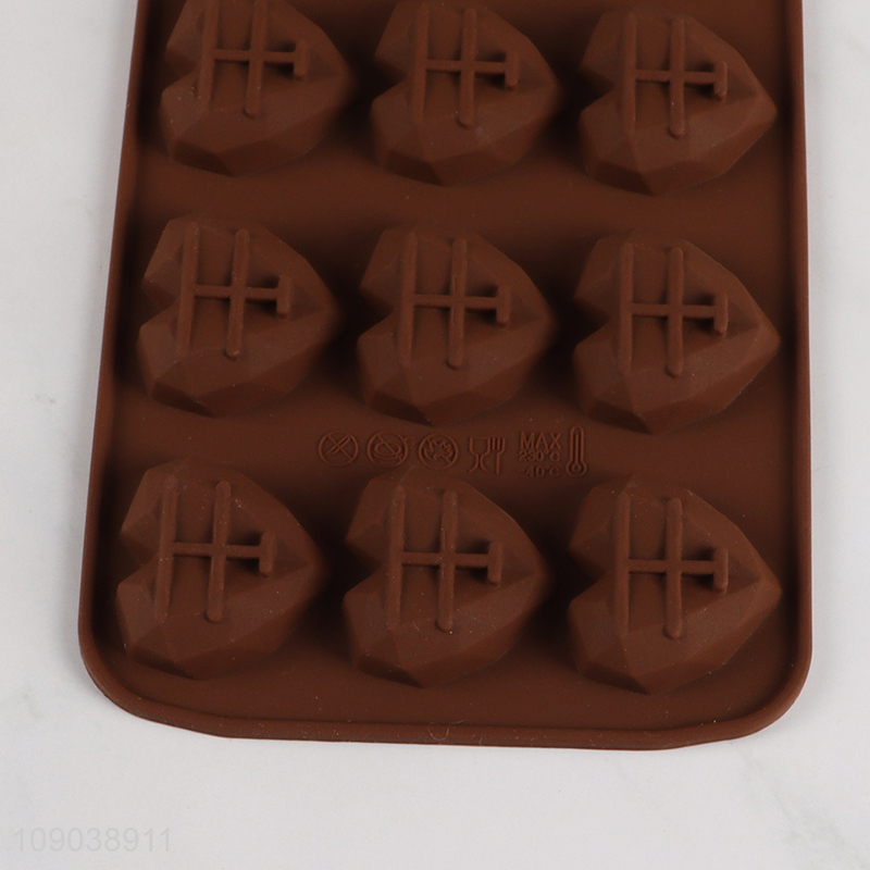 Hot Sale Cavity 15-Silicone Chocolate Molds Reusable Baking Molds for Candy